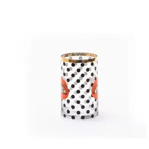 Vase - SELETTI - Toiletpaper Shit - Verre - Ø 9 cm - H 14 cm