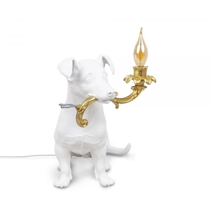 Seletti RIO-Lampe à poser Chien Jack Russel en résine H34cm pas cher