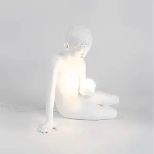 Seletti INNERGLOW-Sculpture résine LED garçon H30.5cm pas cher