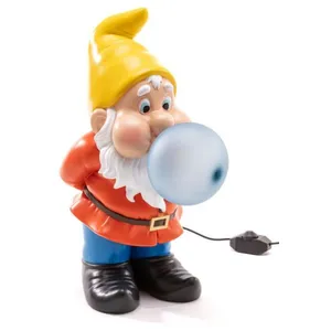 Seletti GUMMY SNOOPING-Lampe à poser nain de jardin USB H42cm pas cher