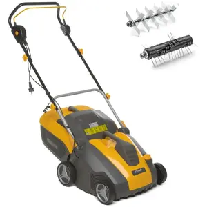 Stiga scarificateur SV 415 E121 cm acier jaune/gris foncé