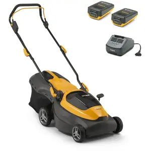 STIGA STIGA TONDEUSE À GAZON SANS FIL COLLECTOR 140E KIT, PANIER 40L, AVEC 2 BATTERIE 20V (4AH) ET CHARGEUR, MAX. 350M² pas cher