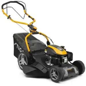 Stiga Grasmaaier Combi 748 S Benzine 2,2 Kw 155 Cm Zwart/geel