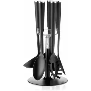 Guzzini - Cooking, Set 5 Louches Anti-Adhésives avec Socle - Chromé, 1... pas cher