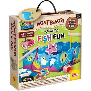 Lisciani Jeu De Pêche Magnétique En Bois 32 ??piecesori Pieces pas cher
