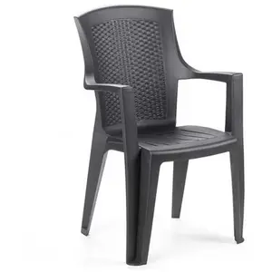 Ipae-Progarden Fauteuil Eden Rattan Anthracite pas cher