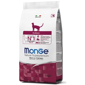1,5kg Natural Superpremium Indoor Cat Monge croquettes pour chats pas cher