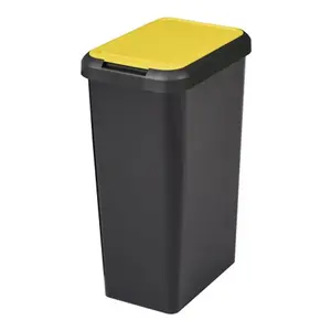 Tontarelli Poubelle Touch&Lift Unitaire 45 litres Citronier pas cher