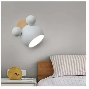 Treetalk - Applique murale nordique applique mickey en aluminium pour ... pas cher
