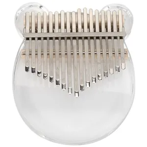 Kalimba Pouce Piano Sishang 17 touches en acrylique transparent pas cher