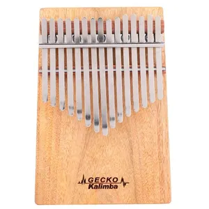 Kalimba Pouce Piano GECKO K15CAP Sol majeur en bois 15 touches portableVendu parfnac-be