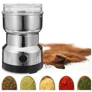 CHANGM Moulin à café et mixeur électrique broyeur pour grains de café graine de lin et autres épices - inox avivaw pas cher