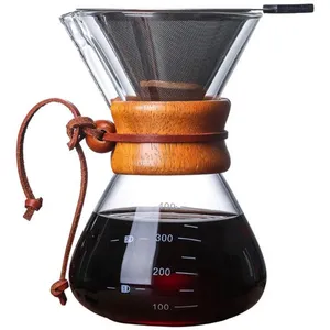 OKUMGGYJ Cafetière à verser - Non spécifié - 400 ml - Verre borosilica... pas cher