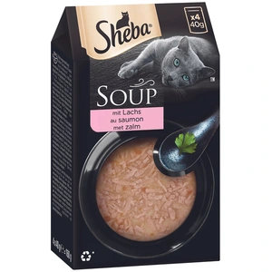 Comparateur de prix : Sheba Classic Soup 40 x 40 g pour chat - saumon