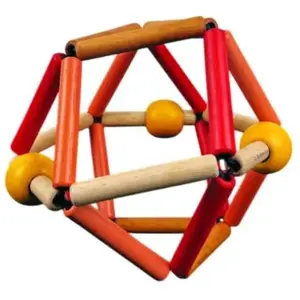 Trousselier Balle de préhension en bois Bass & Bass Fruity Grabber pas cher