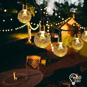 ENSOLEILLE Guirlande lumineuse Guirlande Lumineuse Solaire Exterieur 7... pas cher
