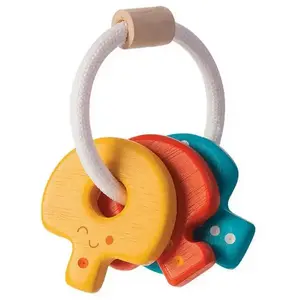 PlanToys Houten Speelgoed Baby sleutel rammelaar. pas cher