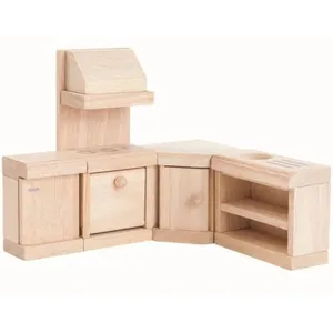 Plan Toys Cuisine en bois naturel pas cher