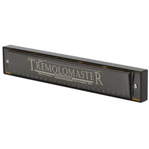 Harmonica Professionnel 24 Trous en Do Polyphonique Cadeaux Enfants - Noir pas cher