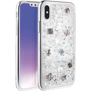 Uniq - Lumence - Clear hoesje voor iPhone Xs Max - zilver pas cher