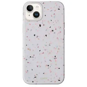 Uniq Coehl Serie - Telefoonhoesje - Terrazzo - Sandstone - iPhone 14 pas cher
