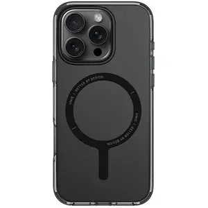 Uniq étui Clario iPhone 16 Pro Max 6.9" Magclick Charging dymny/smoke (Apple iPhone 16 Pro Max), Coque pour téléphone portable, Noir pas cher
