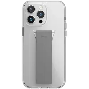 UNIQ hoesje Heldro Mount met Standaard iPhone 15 Pro 6.1" transparant/... pas cher
