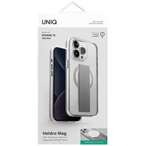 UNIQ Heldro Mag Strap Back Cover met MagSafe voor Apple iPhone 15 Pro ... pas cher