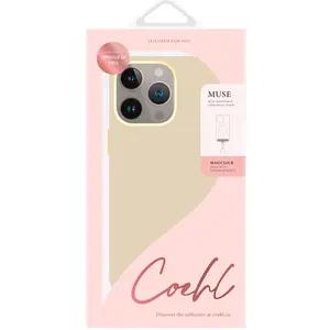 Uniq étui Coehl Muse iPhone 16 Pro 6.3" Magnetic Charging kremowy/cream (Apple iPhone 16 Pro), Coque pour téléphone portable, Beige pas cher