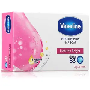 Vaseline Healthy Plus Bar Soap Healthy Bright - 12 x 75 gr pas cher