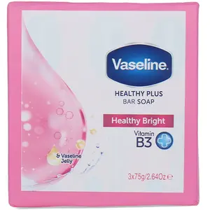 Vaseline Healthy Plus Bar Soap Healty Bright - 3 x 75 gramVendu parbol
