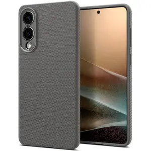 Spigen Liquid Air (Samsung Galaxy S25 Edge), Coque pour téléphone portable, Gris pas cher