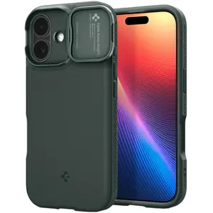 Spigen - Optik Armor MagSafe - iPhone 17 - Abyss Green (Apple iPhone 17), Coque pour téléphone portable, Vert pas cher