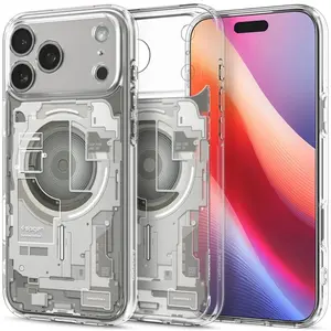 Spigen - Ultra Hybrid Zero One MagSafe - iPhone 17 Pro - Natural Titan... pas cher