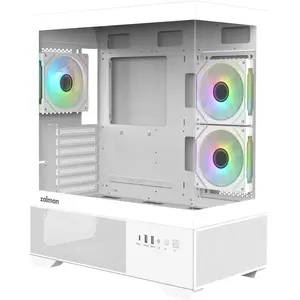 Zalman Chronix White (ATX, mATX, Mini-ITX), Boîtier PC, Blanc pas cher