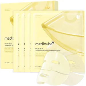 Medicube, Masque pour le visage, Masque gel doré éclaircissant à l'acide kojique et curcuma pour le visage pas cher