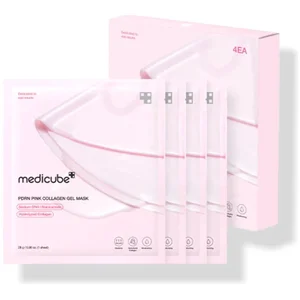 Medicube, Masque pour le visage, PDRN Masques au gel de collagène rose