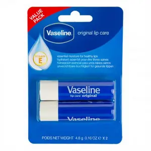 Vaseline Lip Care Duopack Original - Lipbalsem Classic pas cher