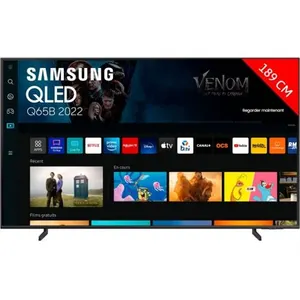 SAMSUNG TV QLED 4K 189 cm QE75Q65B 2022 pas cher