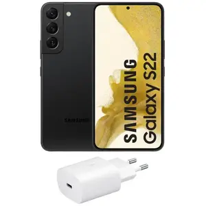 Samsung Samsung Galaxy S22 5G 128GB Negro Libre + Cargador 25W pas cher