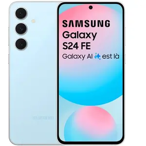 Smartphone Samsung Galaxy S24 Fe 128go Bleu Reconditionne Grade A+ pas cher