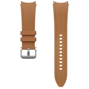 Comparateur de prix : SAMSUNG Bande de sport, Camel, M/L, Bracelet en cuir hybride