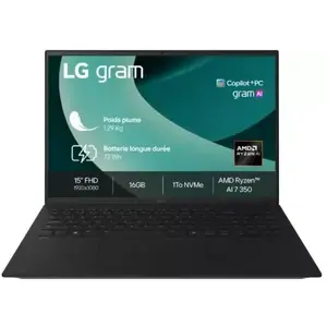 Ordinateur portable LG Gram 15Z80T-G.AU78F Copilot+ pas cher