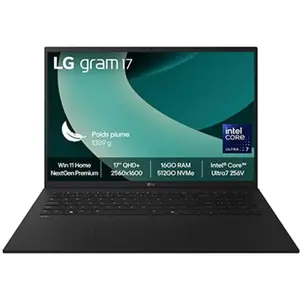 PC portable LG gram 17Z90TL 17" QHD+ 60 Hz Copilot+PC Intel® Core  Ult...
