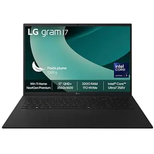 PC portable LG gram 17Z90TL 17" QHD+ 60 Hz Copilot+PC Intel® Core  Ult...