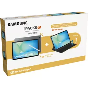 Tablette SAMSUNG Pack Galaxy Tab S10 FE 128Go + BookCover Keyboard Sli... pas cher