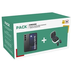 Pack Smartphone Samsung Galaxy S24 FE 6,7" 5G Nano SIM 128 Go Graphite... pas cher