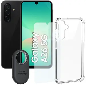 Smartphone Samsung Galaxy A26 5g 128go Noir + Coque + Verre Trempé + T... pas cher