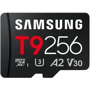 Samsung Carte Mémoire Microsd T9 Uhs-i U3 V30 A2 256gb pas cher