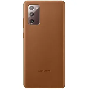 Samsung Leather Hoesje - Samsung Galaxy Note 20 - Bruin pas cher
